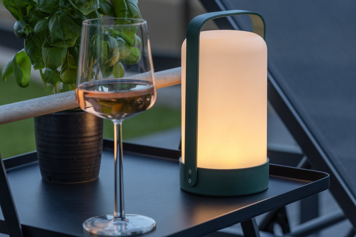 Outdoor-Tischlampe „Inka“ – LED-Lampe aus Kunststoff für Garten, Terrasse & Balkon