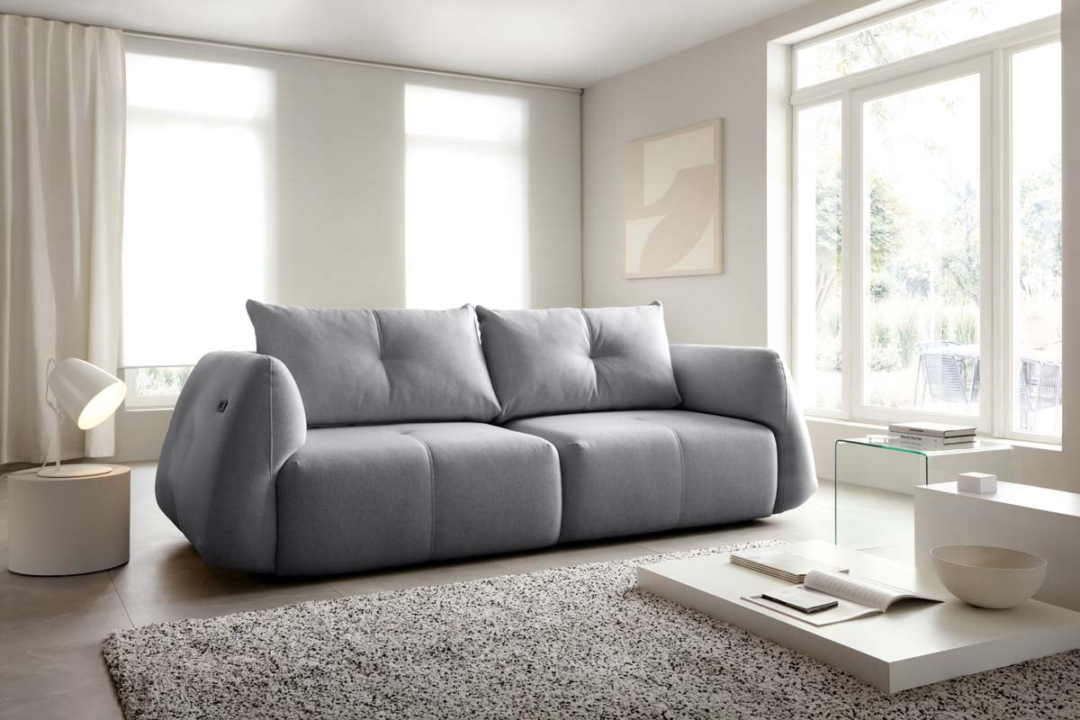 Designer Sofa Camira mit elektrischer Schlaffunktion