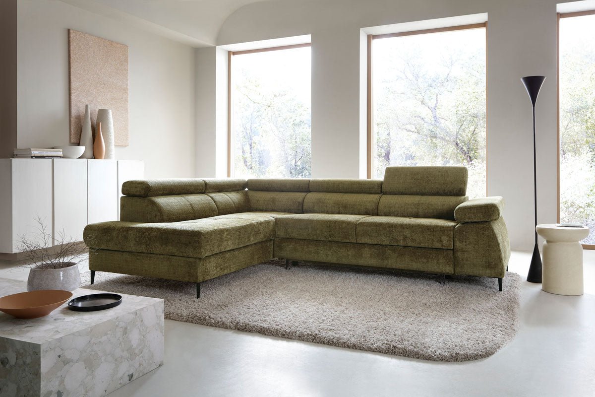 Canapé design Cordoba II avec fonction couchage et pliage