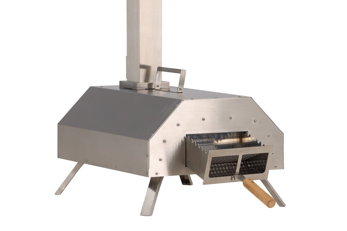 Pizzaofen Bologna - aus Stahl in Silber