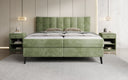 Boxspringbett Ines in Cord mit Stauraum