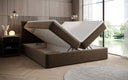 Boxspringbett Lux in Strukturstoff mit Stauraum