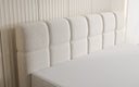 Boxspringbett Nala in Strukturstoff mit Schwebeoptik