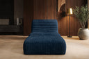 Fauteuil design Remo en Côtelé