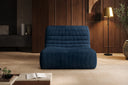 Fauteuil design Remo en Côtelé
