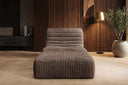 Fauteuil design Remo en Côtelé