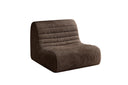 Fauteuil design Remo en Côtelé