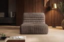 Fauteuil design Remo en Côtelé
