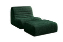 Fauteuil design Remo en Côtelé