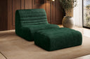 Fauteuil design Remo en Côtelé