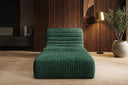 Fauteuil design Remo en Côtelé