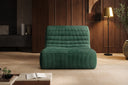 Fauteuil design Remo en Côtelé