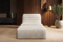 Fauteuil design Remo en Côtelé