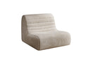 Fauteuil design Remo en Côtelé