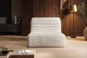 Fauteuil design Remo en Côtelé