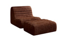 Fauteuil design Remo en Côtelé