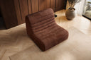 Fauteuil design Remo en Côtelé