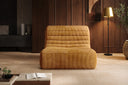 Fauteuil design Remo en Côtelé