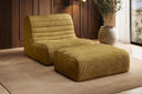 Fauteuil design Remo en Côtelé