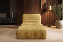 Fauteuil design Remo en Côtelé