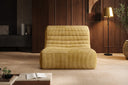 Fauteuil design Remo en Côtelé