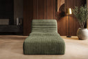 Fauteuil design Remo en Côtelé