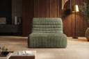 Fauteuil design Remo en Côtelé