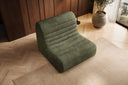 Fauteuil design Remo en Côtelé
