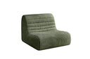 Fauteuil design Remo en Côtelé