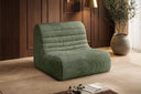 Fauteuil design Remo en Côtelé
