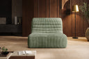 Fauteuil design Remo en Côtelé