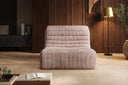 Fauteuil design Remo en Côtelé
