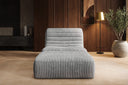 Fauteuil design Remo en Côtelé