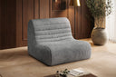 Fauteuil design Remo en Côtelé