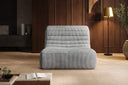 Fauteuil design Remo en Côtelé