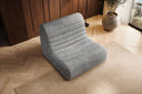 Fauteuil design Remo en Côtelé