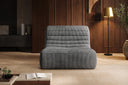 Fauteuil design Remo en Côtelé