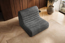 Fauteuil design Remo en Côtelé