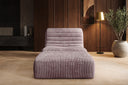 Fauteuil design Remo en Côtelé
