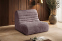 Fauteuil design Remo en Côtelé