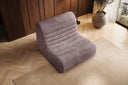 Fauteuil design Remo en Côtelé