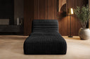 Fauteuil design Remo en Côtelé