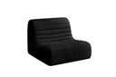 Fauteuil design Remo en Côtelé