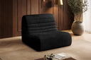 Fauteuil design Remo en Côtelé