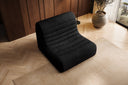 Fauteuil design Remo en Côtelé