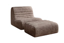 Fauteuil design Remo en Côtelé