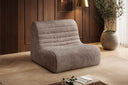 Fauteuil design Remo en Côtelé
