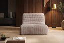 Fauteuil design Remo en Côtelé