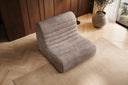 Fauteuil design Remo en Côtelé