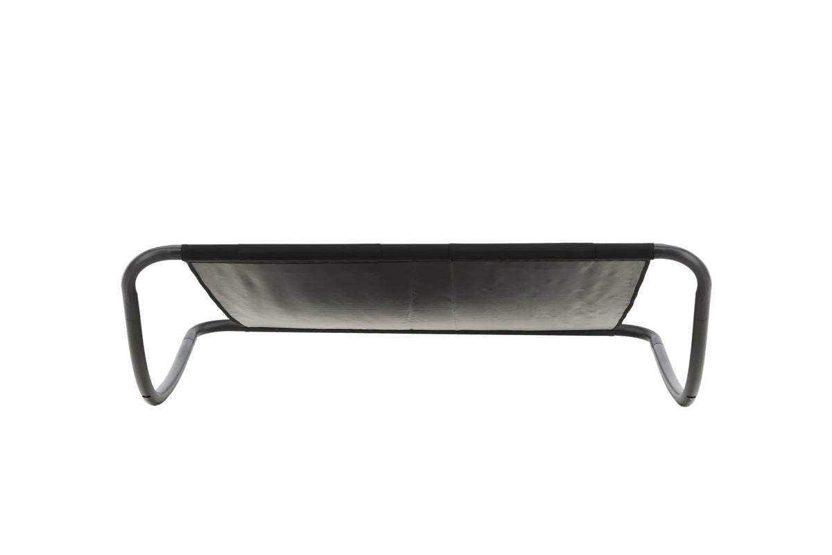 Sonnenliege Comfort - aus Polyester in Schwarz